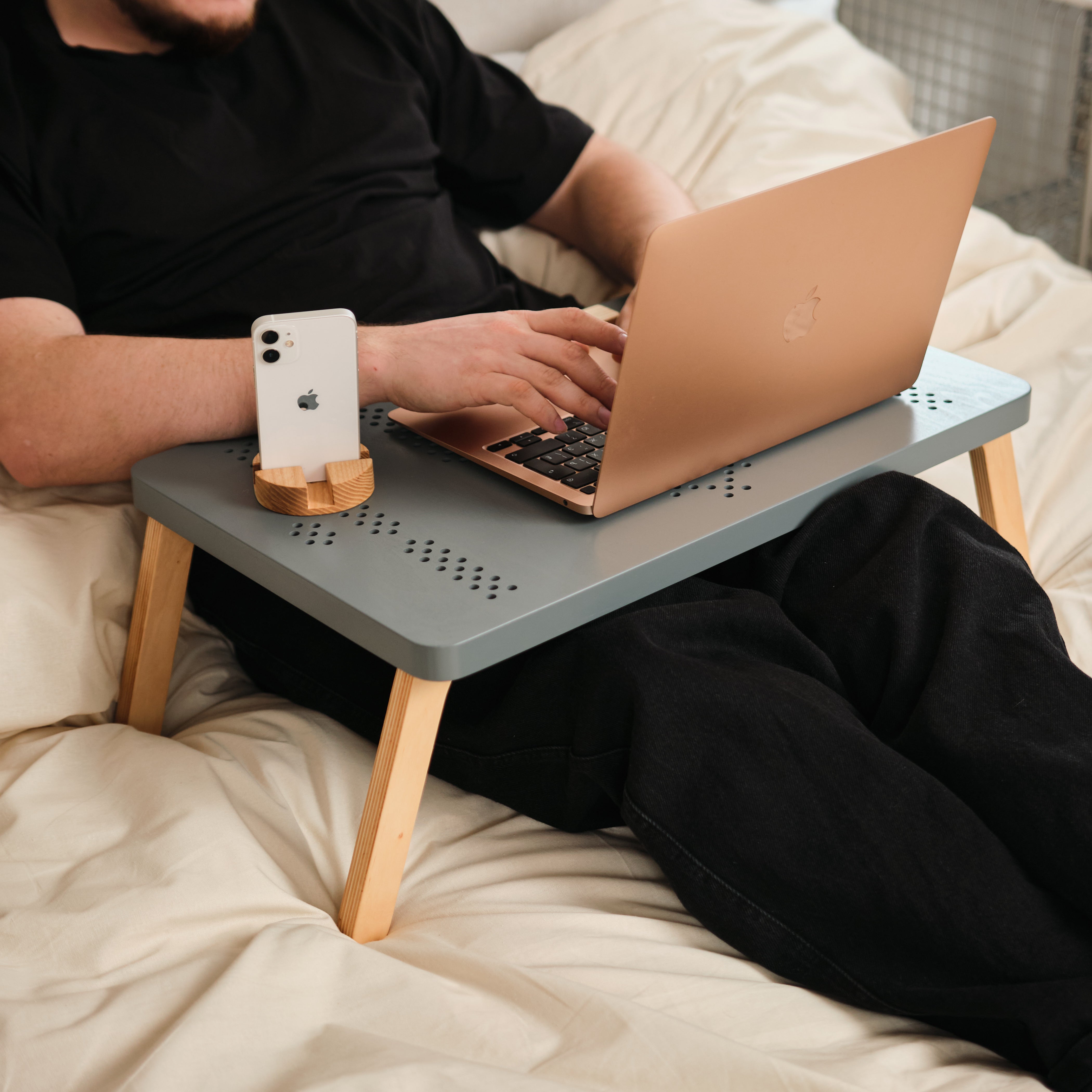 Laptop Table Gray