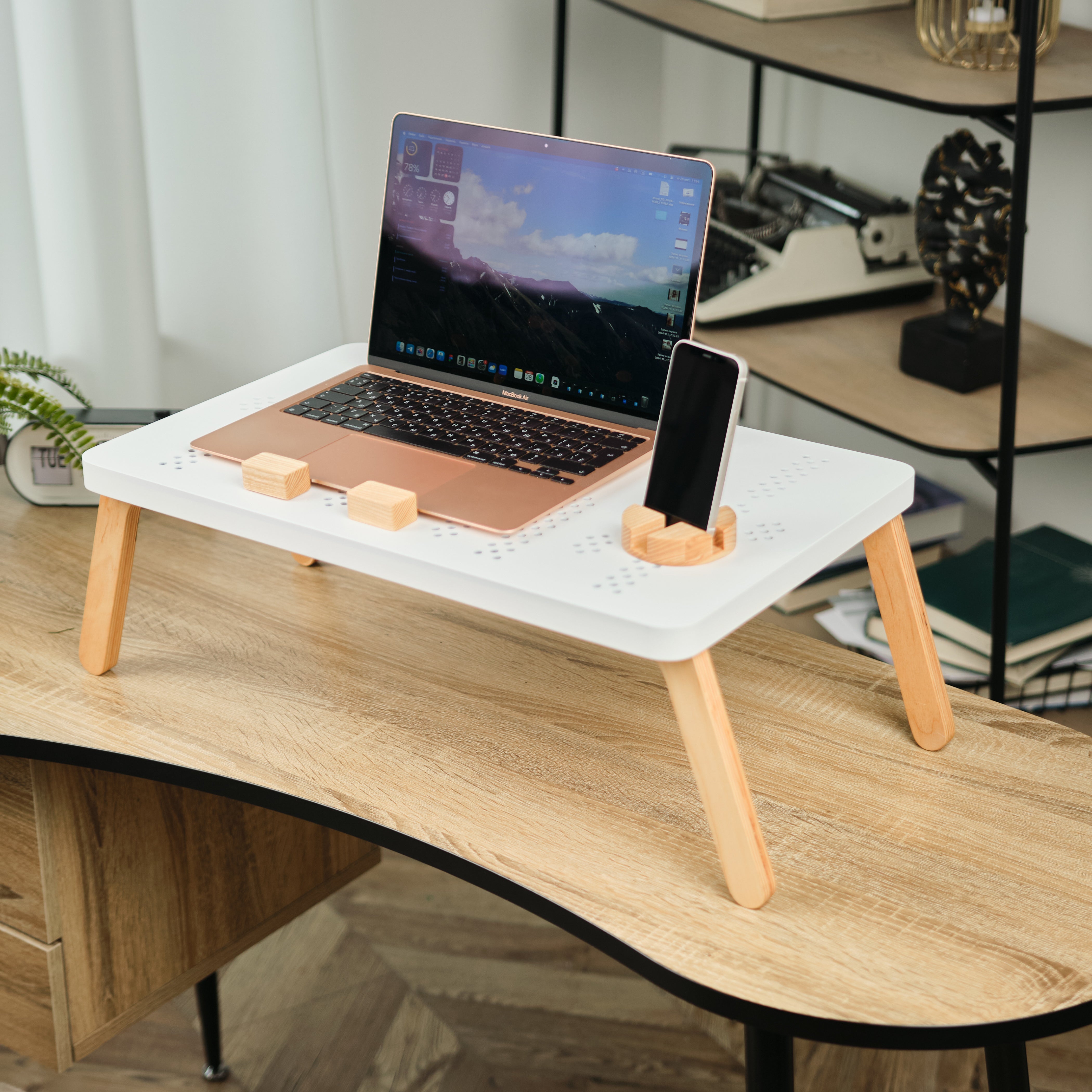 Laptop Table White